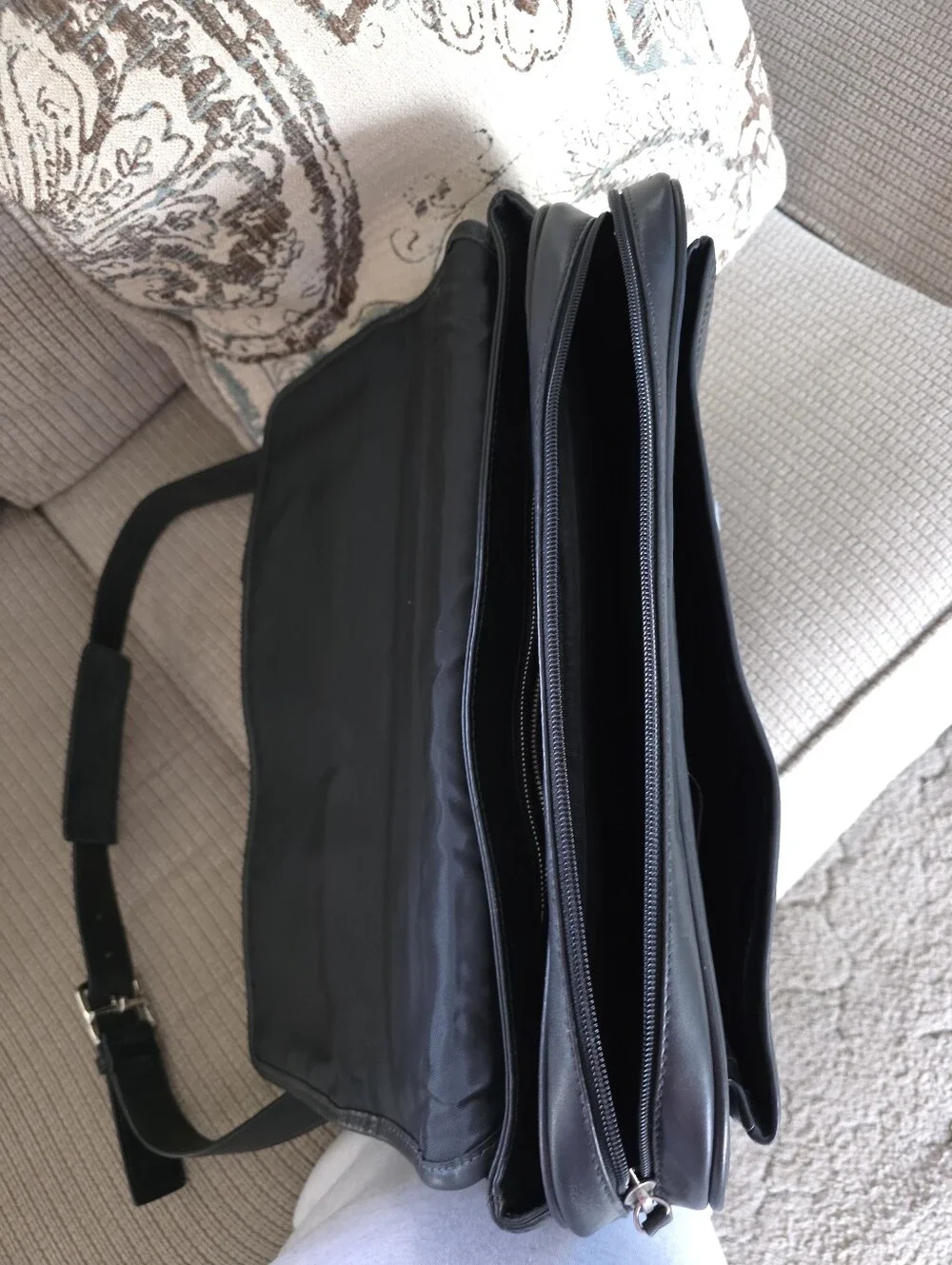Coach - Vintage Black Leather Briefcase